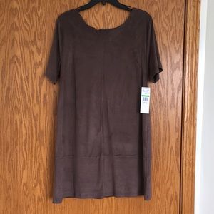 Bishop + Young caviar colored A line dress